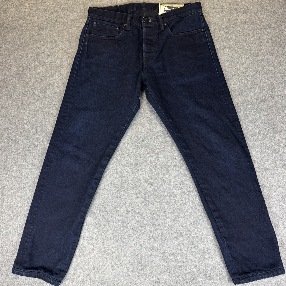 Rogue Territory RGT Stanton Slim Straight Japanese Denim Jeans Size 31 Made USA